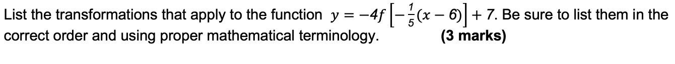 [ ax 6)] + 7. Be sure to list them in the
