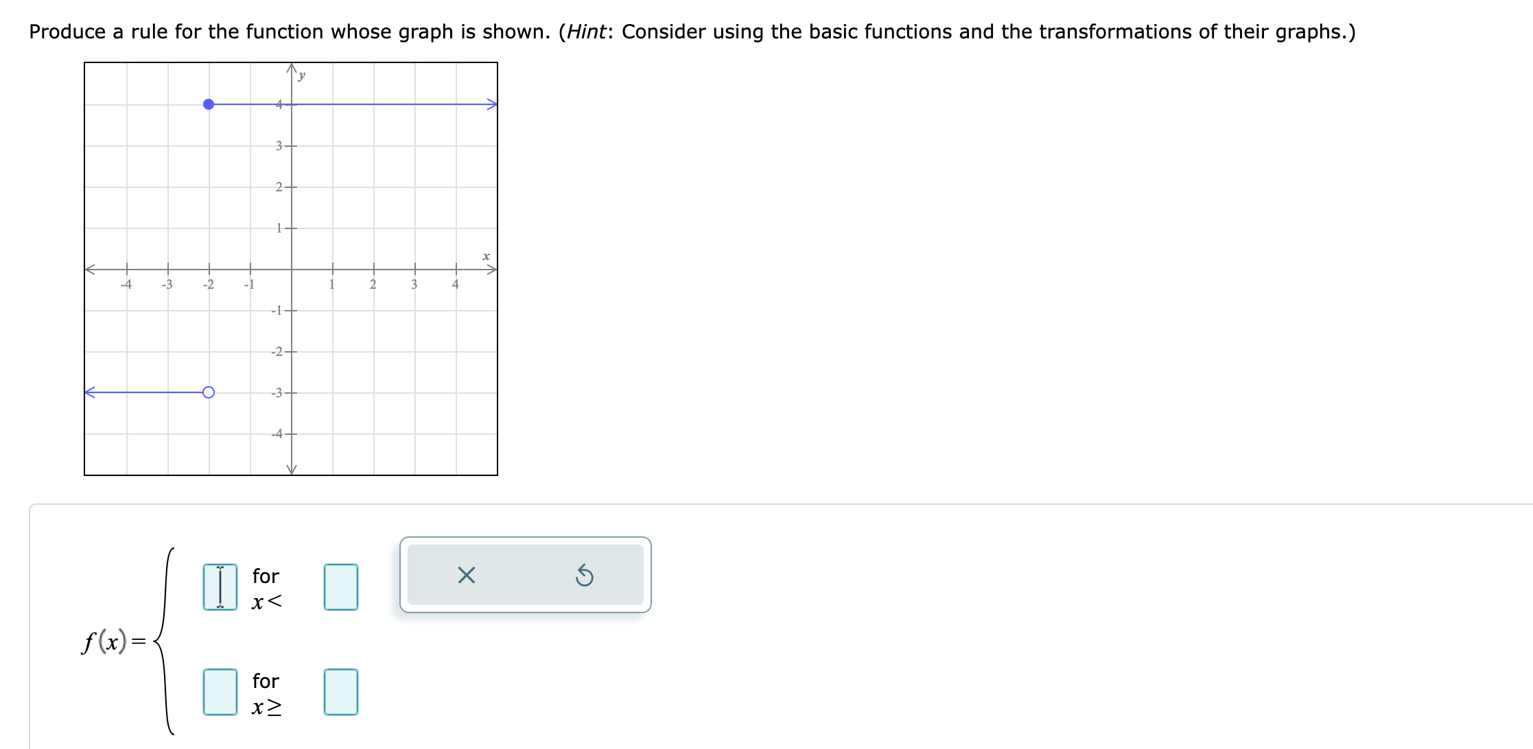 I Part3 of3 O The function is never constant. 0 The function