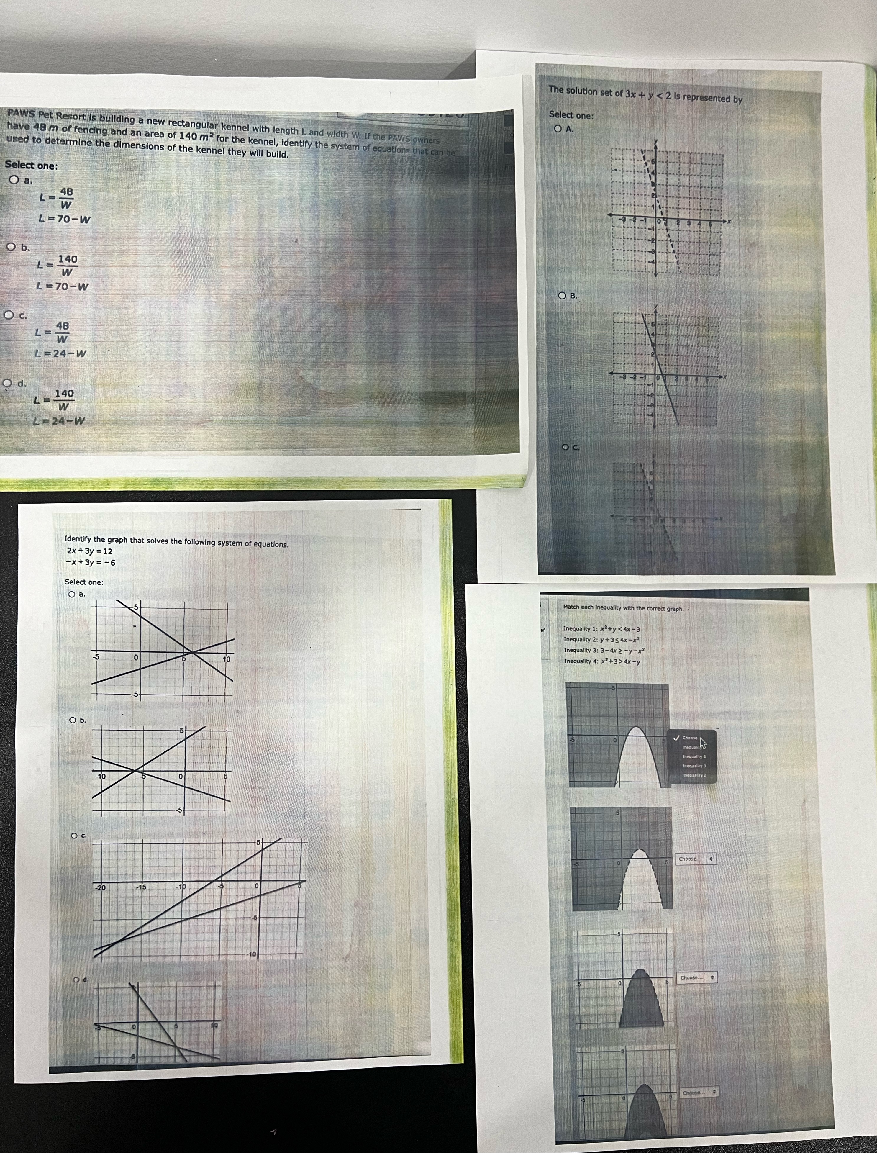 Answer all 4 questions within 1.5 hour please. Follow instructions. No