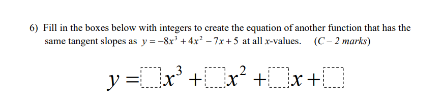 3 marks)4x + 5 e) f(x) = (A - 3 marks) x