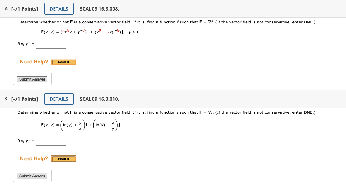 is a conservative vector field. If it is, find a function f