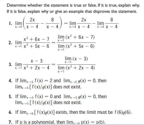 Determine whether the statement is true or false. If it is true,