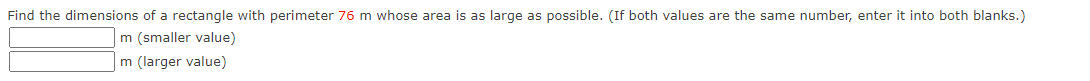 sum is a minimum. [If both values are the same number, enter