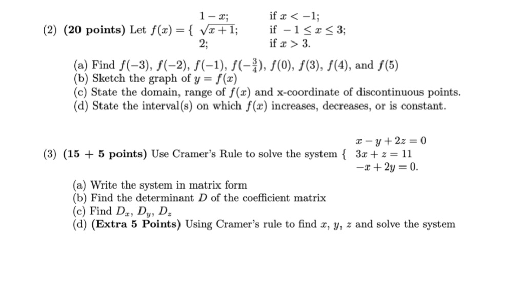  Follow the instructions below to answer the questions. 1 - x;