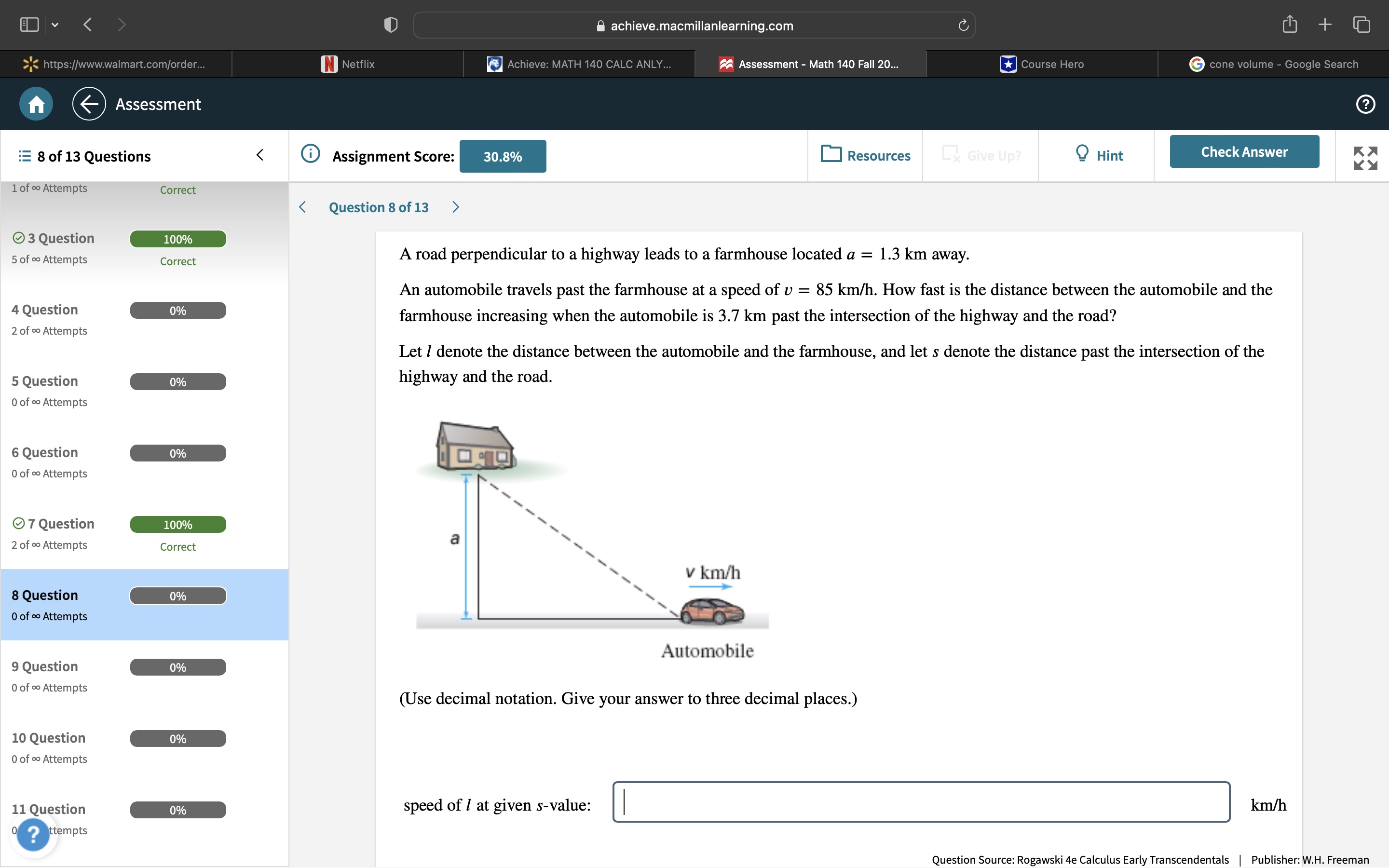 - Math 140 Fall 20.. Course Hero G cone volume - Google
