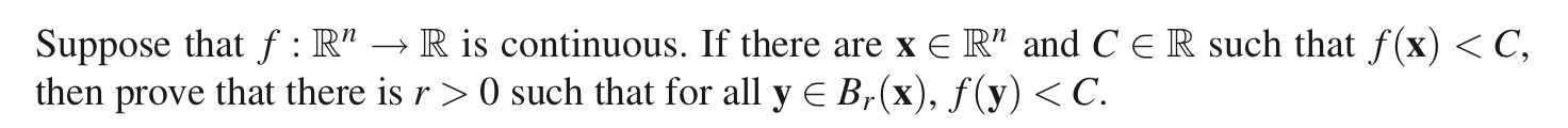 are X E R" and C E R such that x) 0