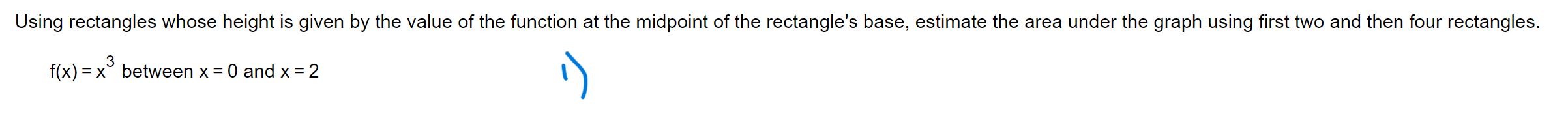  Using rectangles whose height is given by the value of the