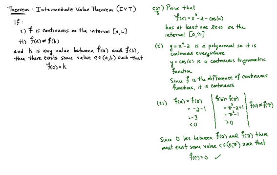 fit) =-3 >0 Since O lies between flo's and fCT) there must