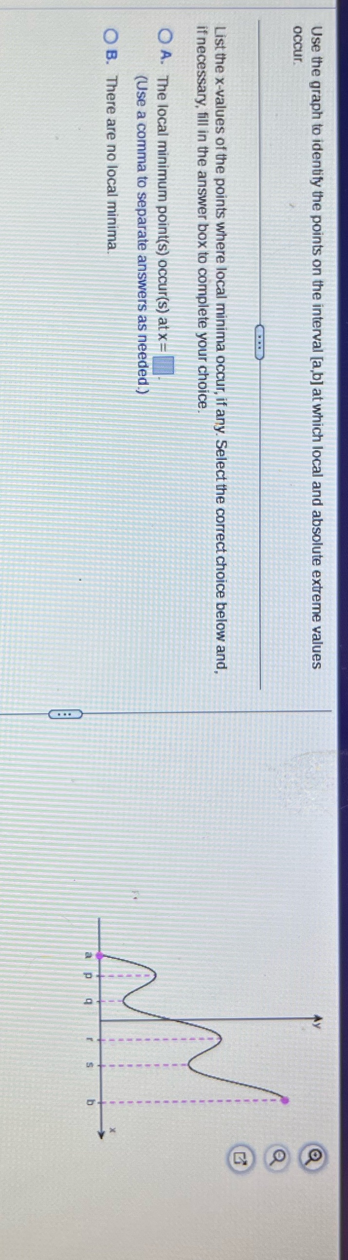 at which local and absolute extreme values O occur. List the x-values