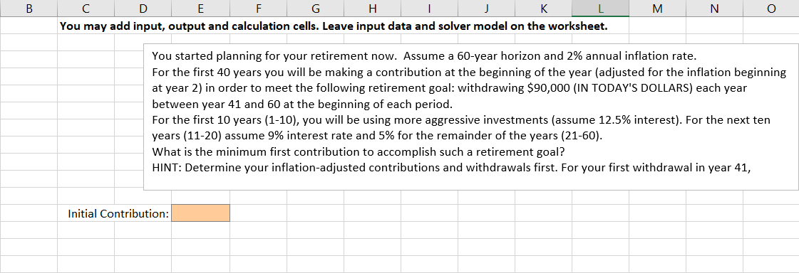  This problem involves using solver. I need a step by step