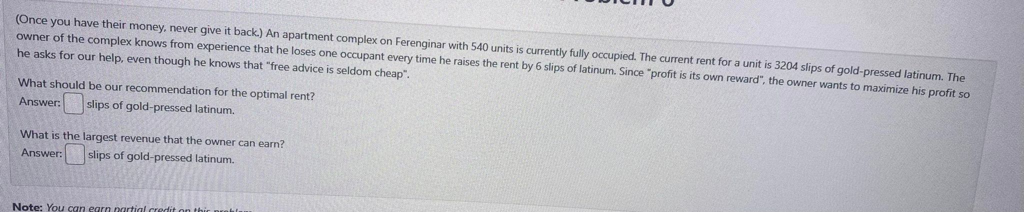 3 dollars per foot, and the material for the fourth side costs