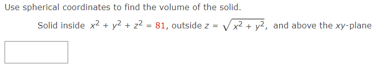 = V\" x2 + 3/2, and above the xy-plahe S
