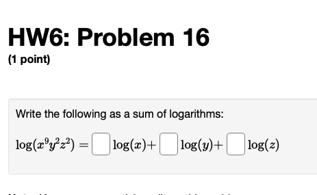 135 - 410g, 3 =HW6: Problem 13 (1 point) In each part,