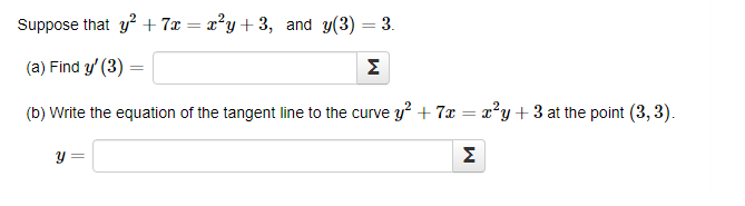 (b) Find an equation of the tangent line to curve at (2,