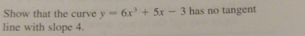 line with slope 4.