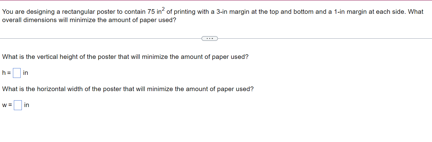 the area? The shorter dimension of the rectangle is and the longer