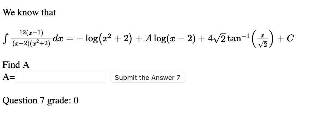 + 2) + Alog(m 2) + 4\\/tan 1 (E) + 0 Find