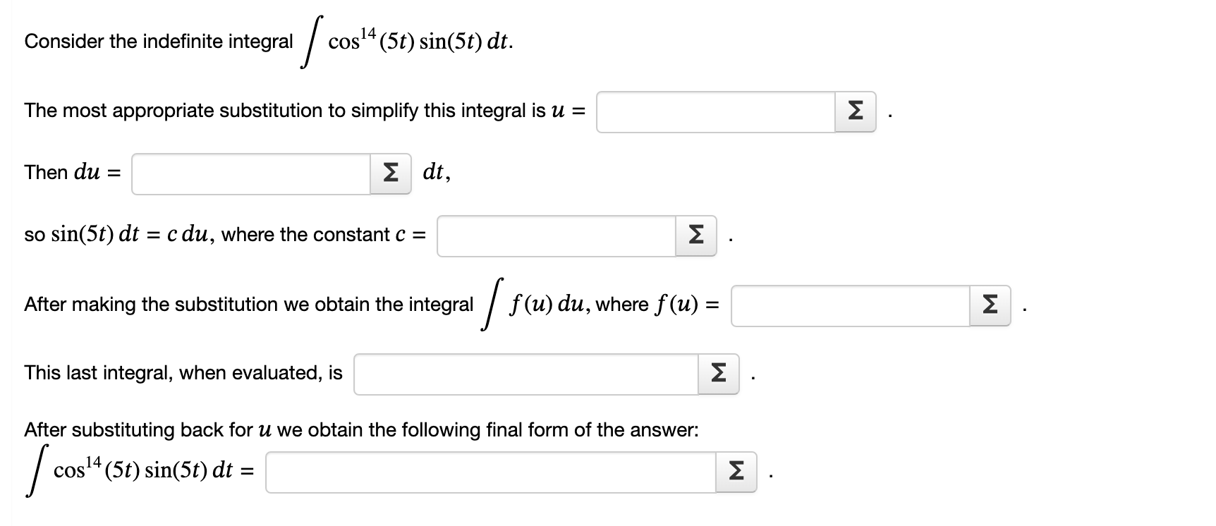 du = 2 dx (fill in the blank with a suitable constant