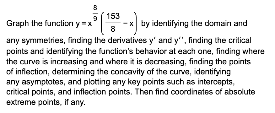 if any.CO | 00 153 Graph the function y = x -