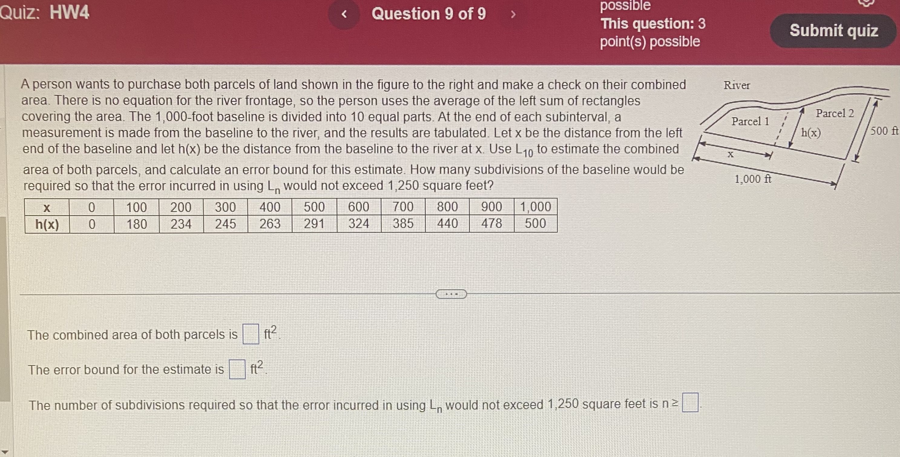 x ) dx = C (Simplify your answer)Quiz: HW4
