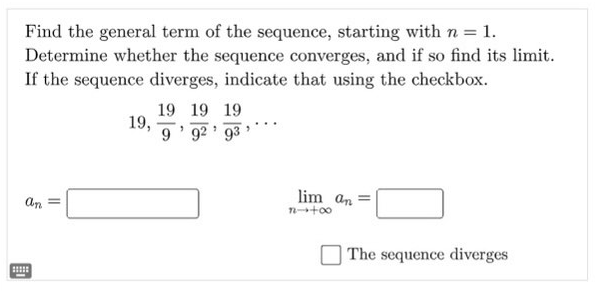WILL UPVOTE!! PLEASE ANSWER THE FOLLOWING ASAP! Find the genera} term