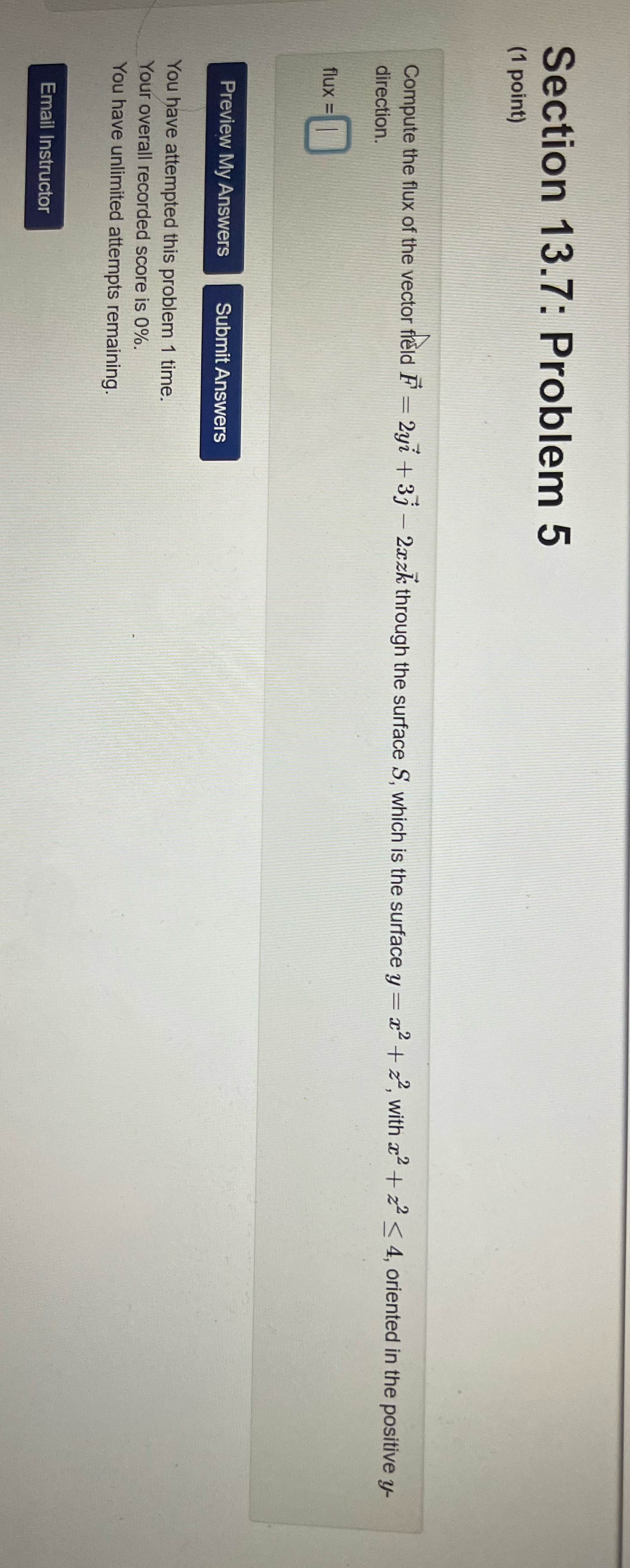 Can anyone please help me with this question please? Section 13.7: