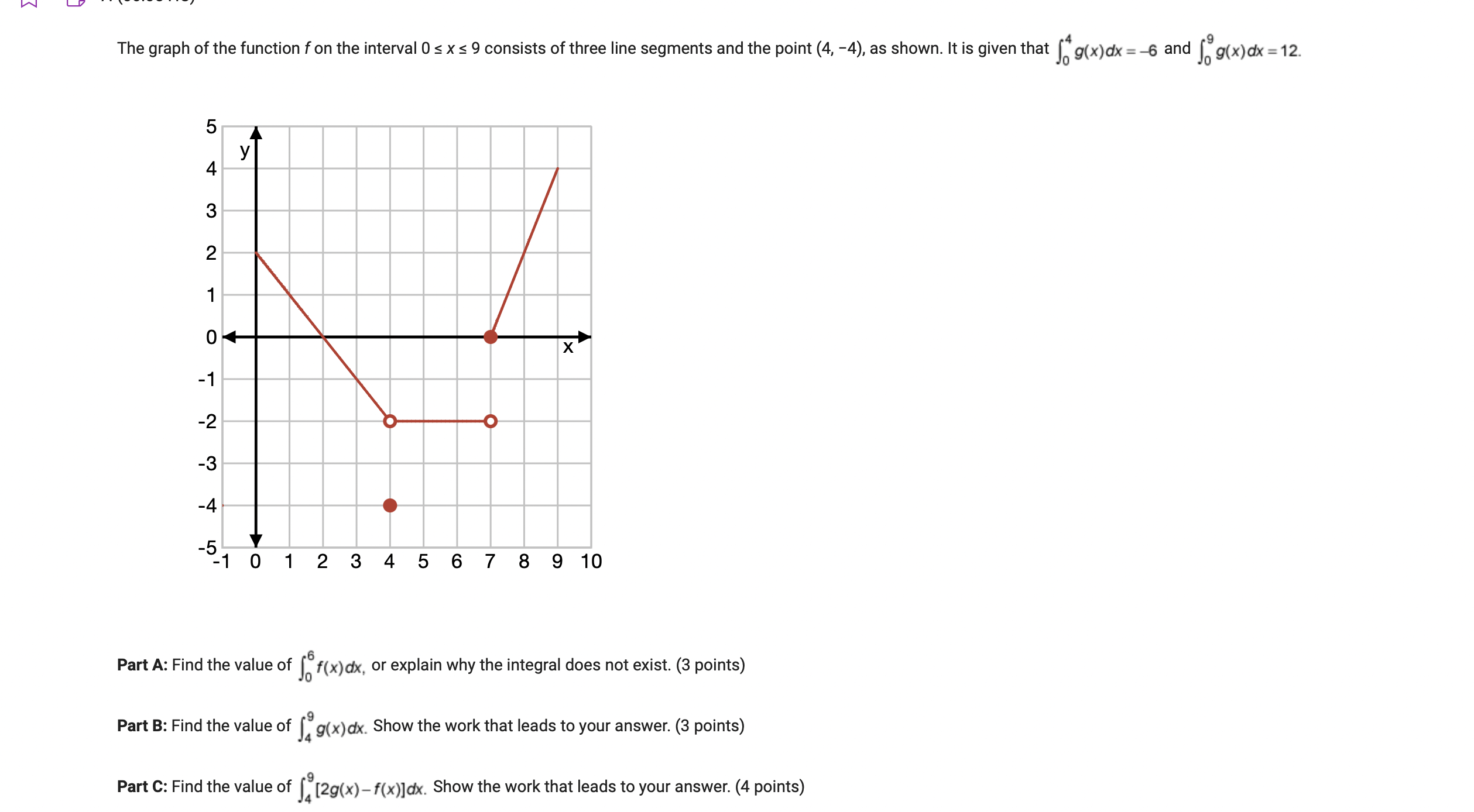 a relative minimum? (6 points) O 2.414 O 1 O -0.414 Oh