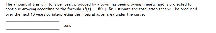 t) liters per hour. The rate decreased as time passed and values