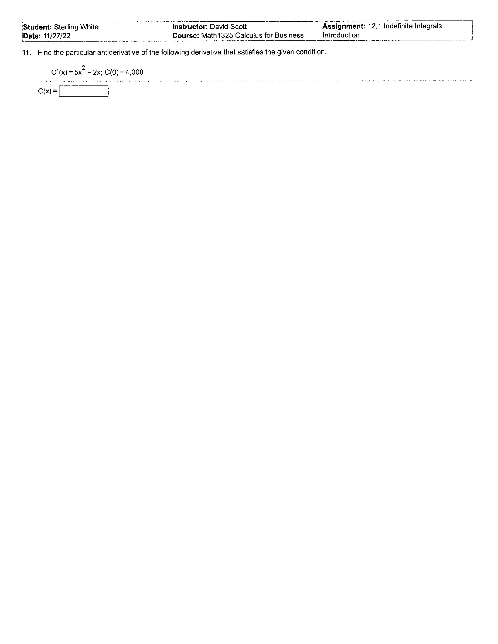 Hello I need some help with my home work assignment. Sorry