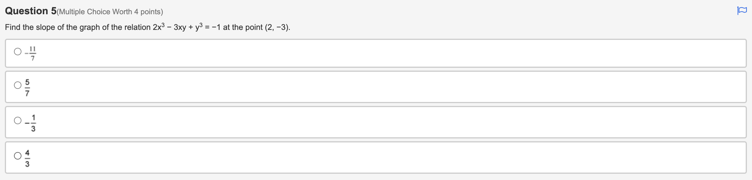 places. Use the hyphen symbol, -, for negative values. dx 2 Answer