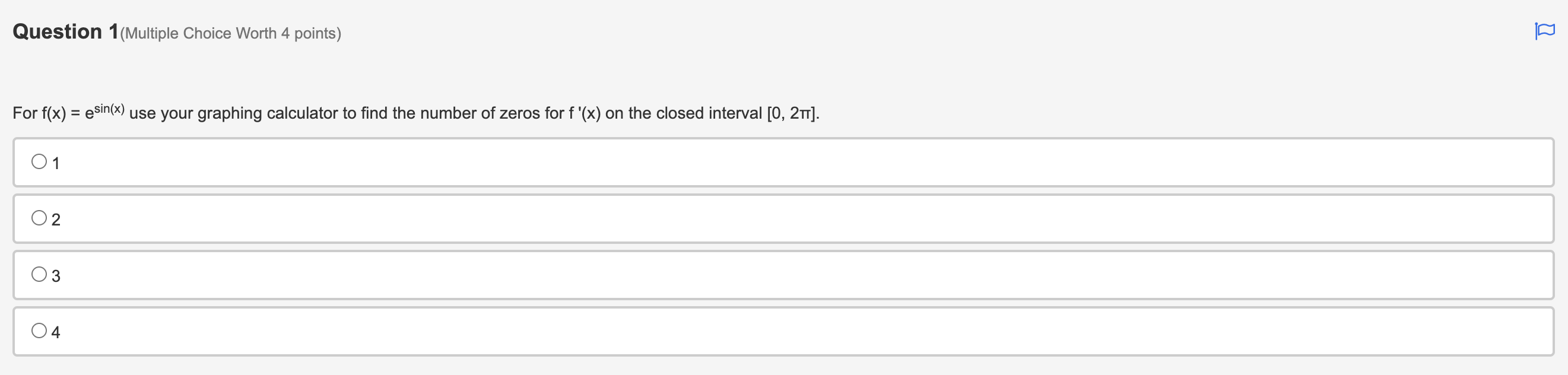 for Blank 1:Question 4(Multiple Choice Worth 4 points) Find dy iff(x )
