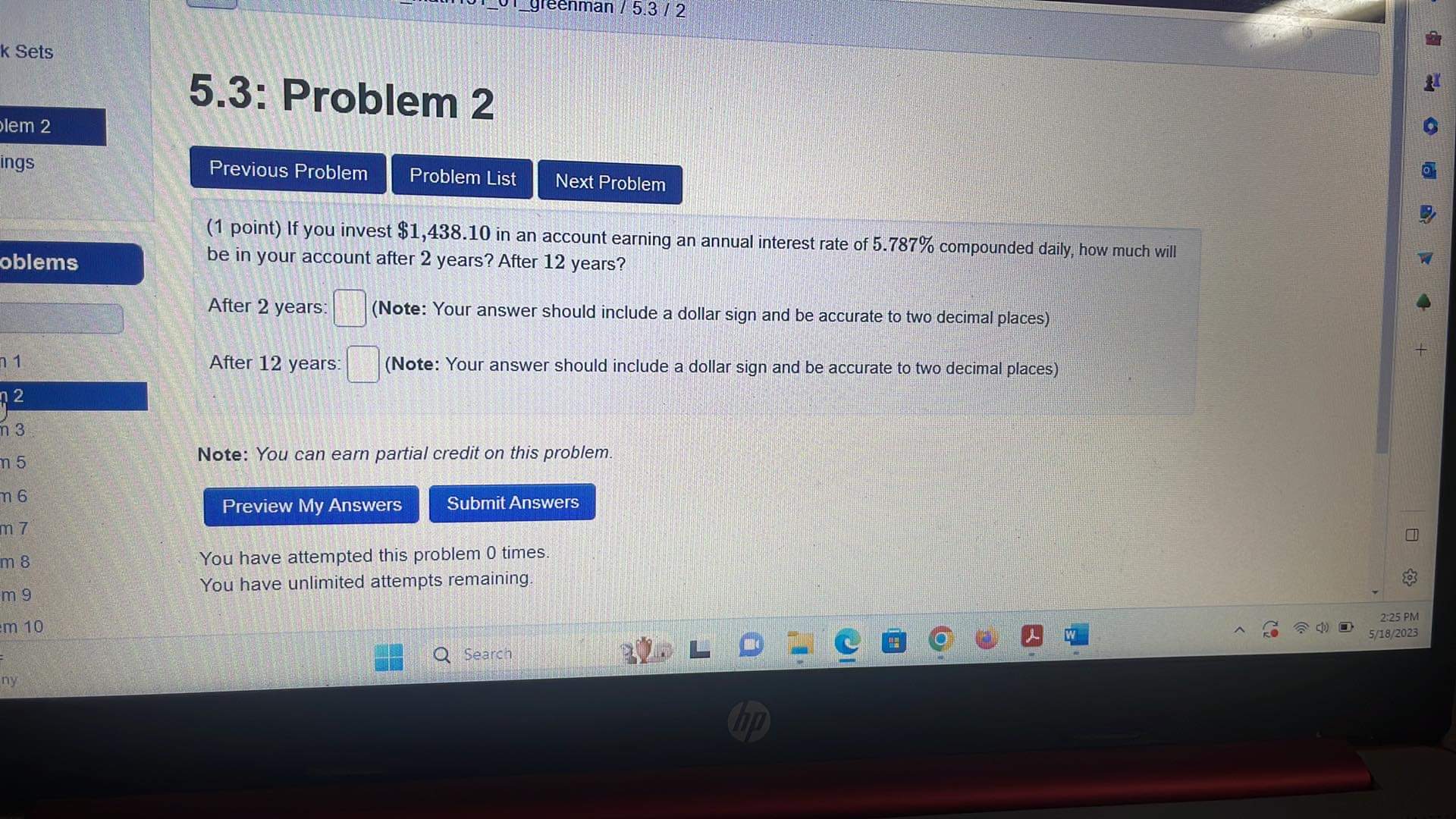 If a bank pays 4% compounded quarterly, how much should be deposited