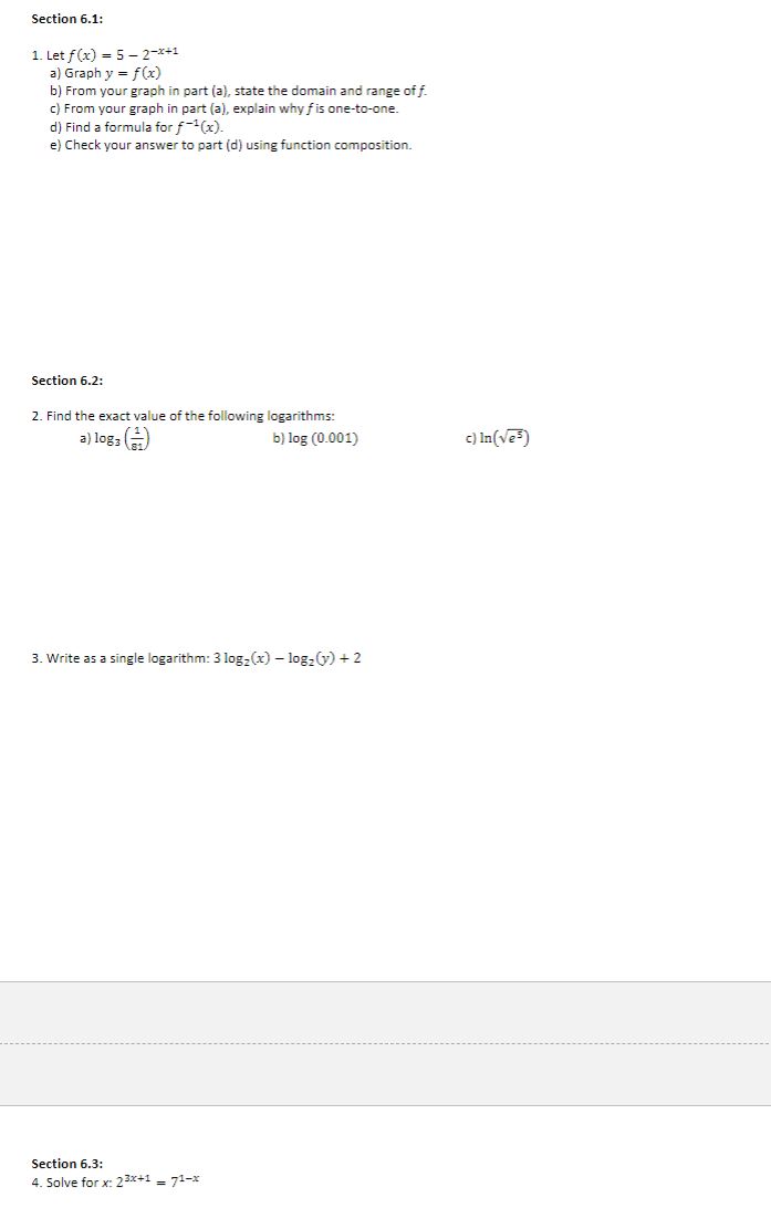 x) = 3 2. Solve for x: [I 2 I030: 2) -