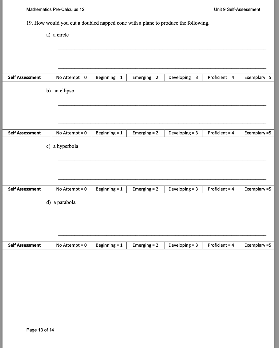= 0 Beginning = 1 Emerging = 2 Developing = 3 Proficient