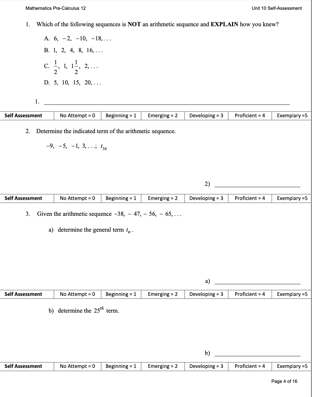 = 4 Exemplary =5 d) x = -2(y -2)-+3 u -5 5