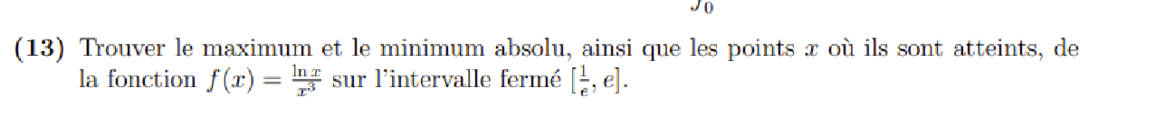 Find the absolute maximum and minimum, as well as the points