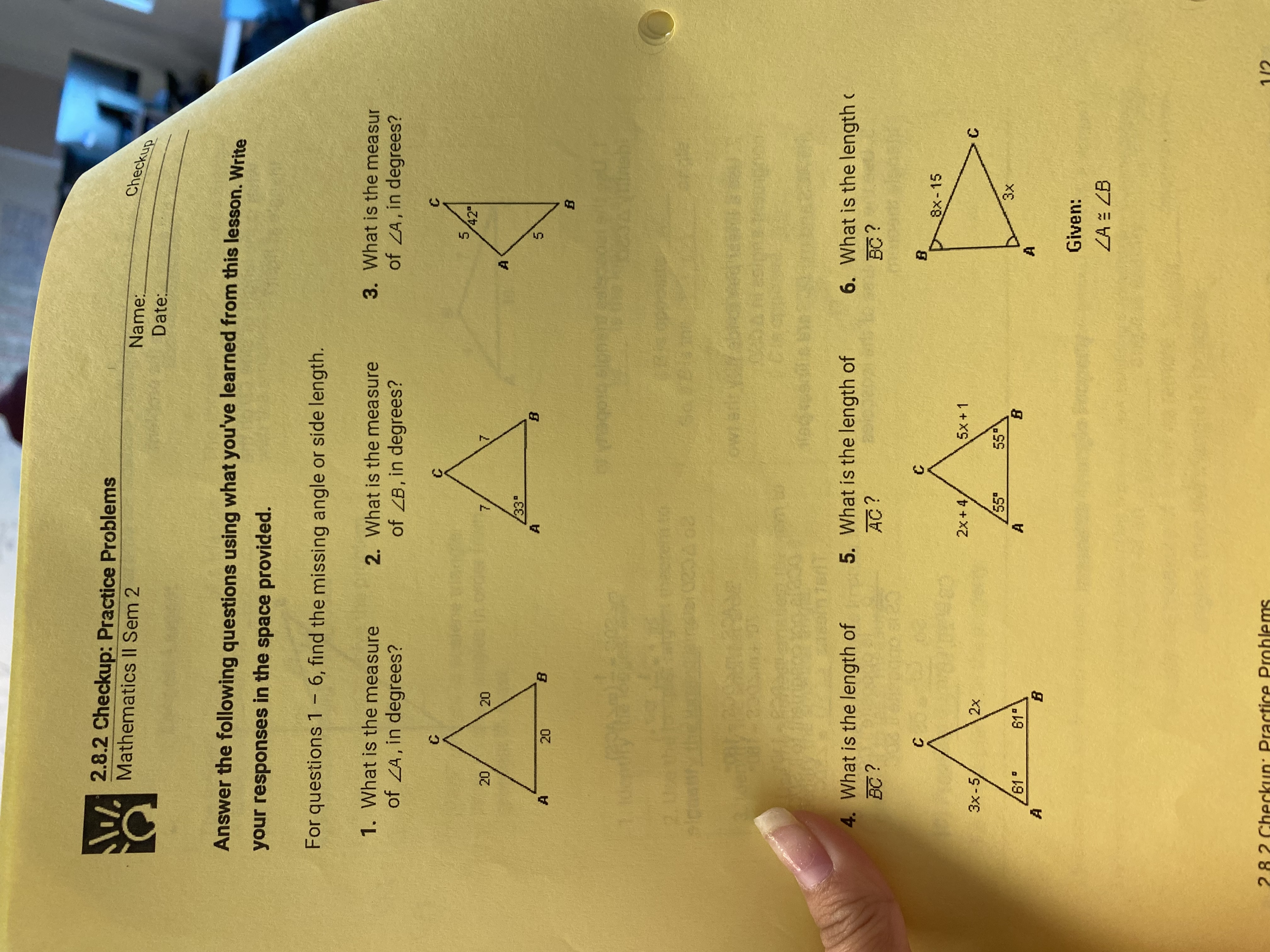 Date Answer the following questions using what you've learned from this lesson.