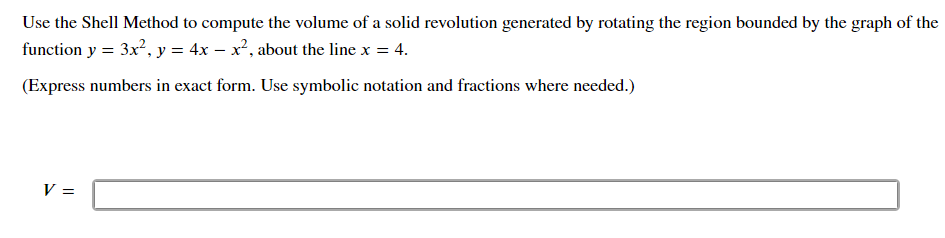  I need help on these 4 math problems: Use the Shell