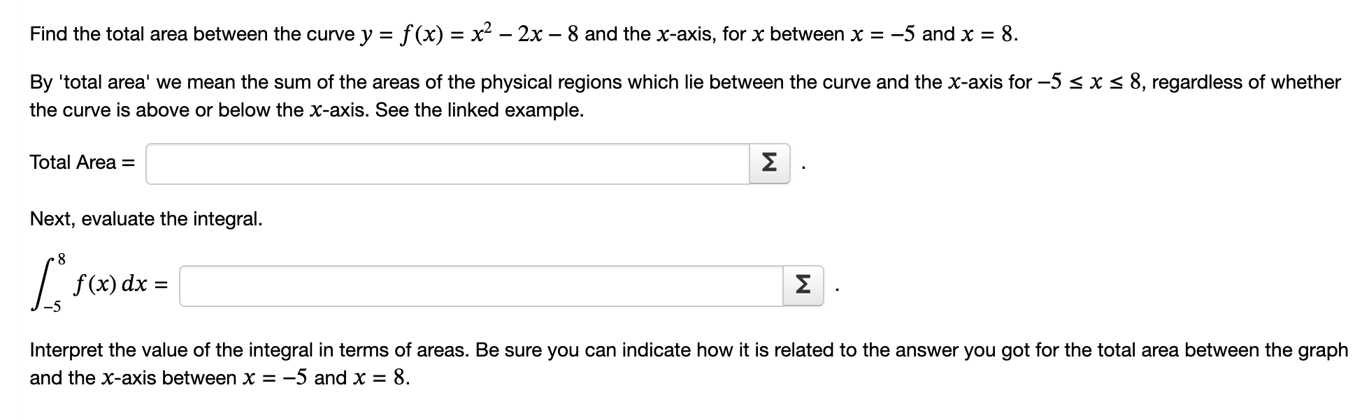 how it is related to the answer you got for the total