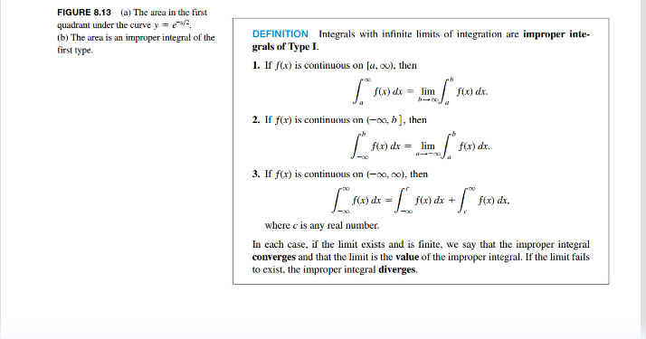an improper integral to be Type II. It's fairly easy to see