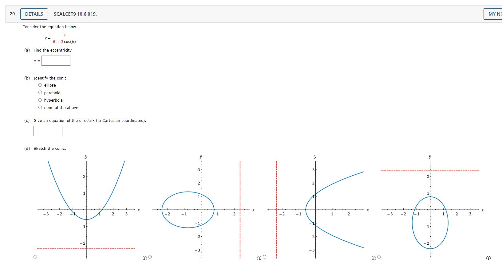 directrix x Show My Work O