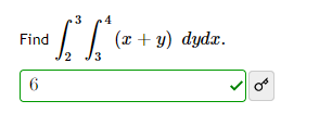 13134 (x + y) dydx