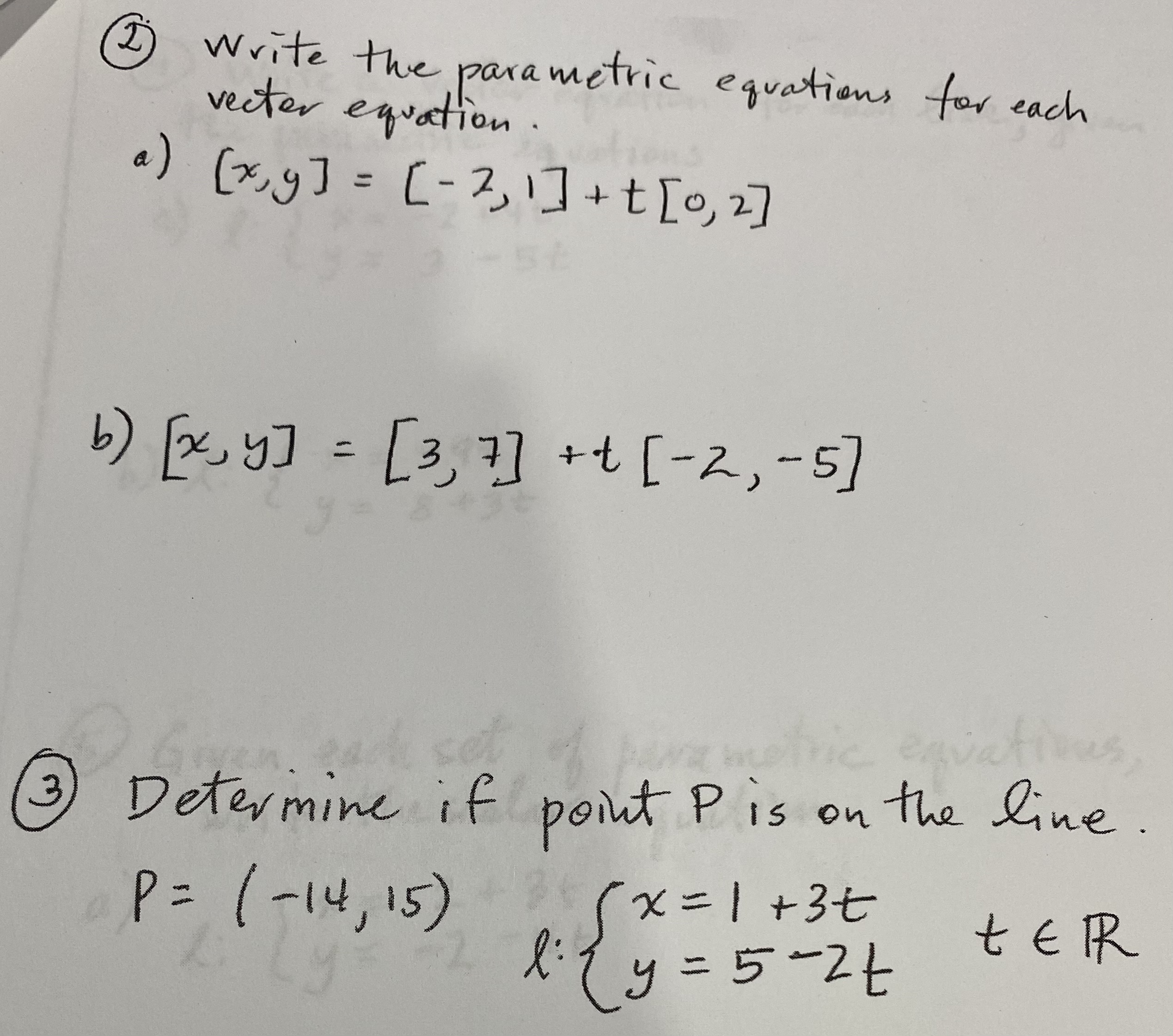 [xx, y] = [3, 7] + + [- 2, -5] (3) Determine