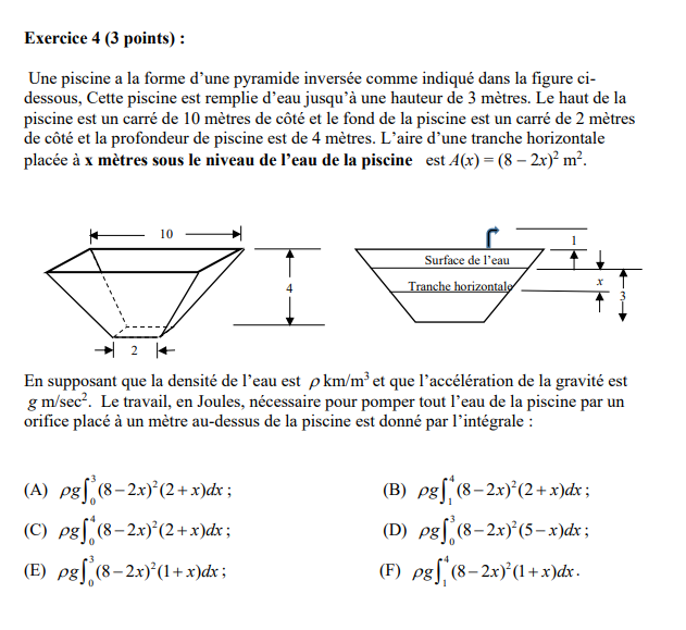  the question translation is below : Exercice 4 (3 points) :