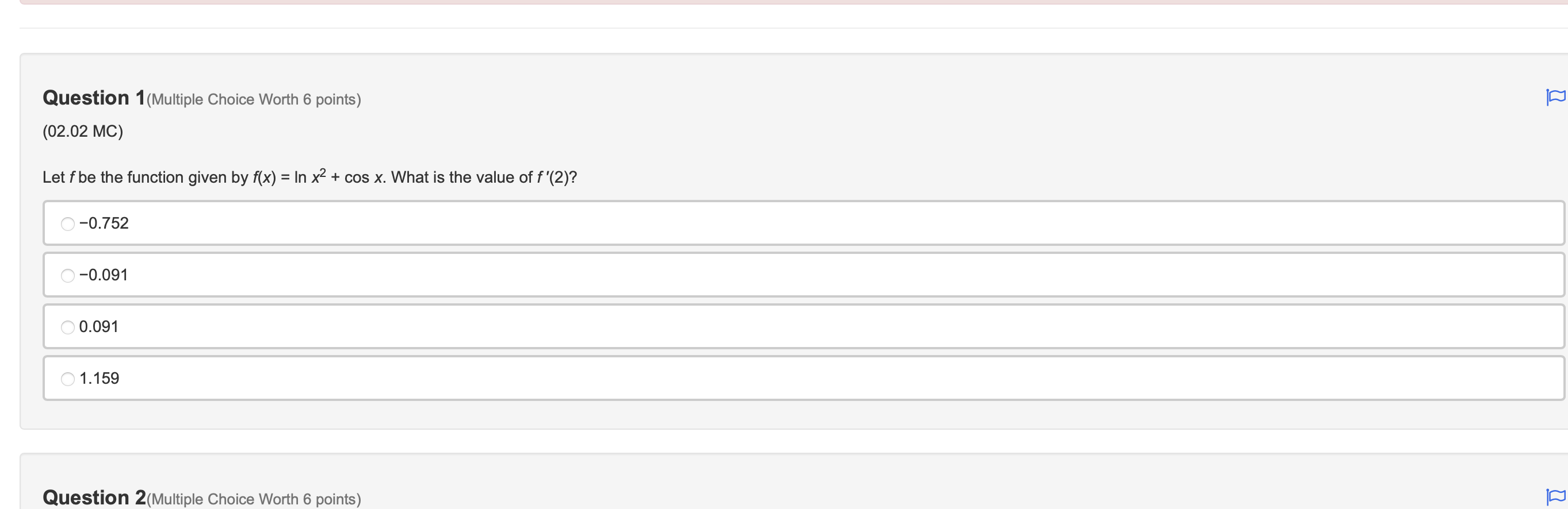  Could you please answer the following Calculus questions about: Differentiation: Definition