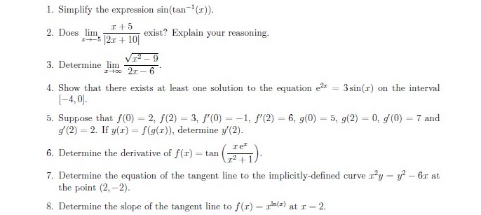 I+-5 2c + 10 exist? Explain your reasoning. 3. Determine lim /12