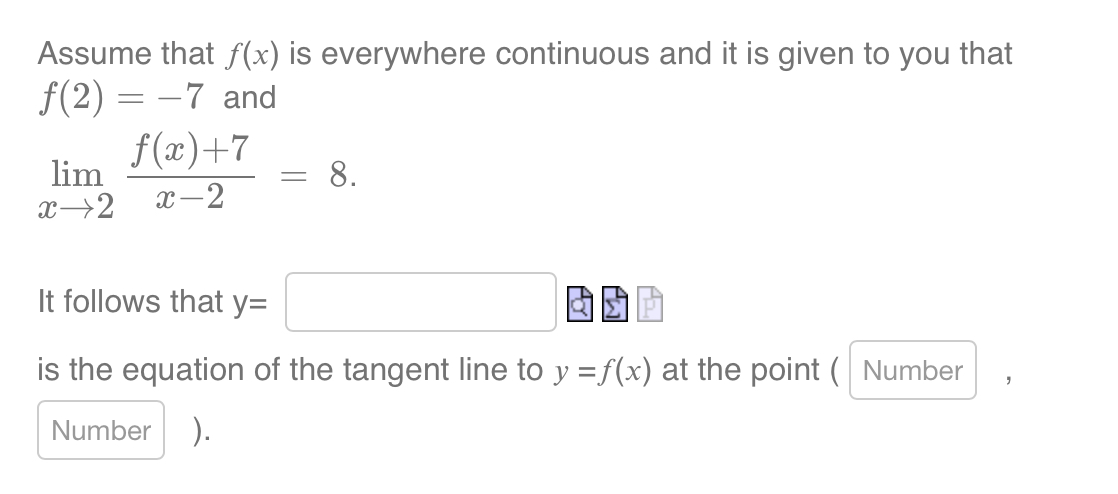 to you that f(2) = 7 and 11m f($)+7 = 8- a:>2