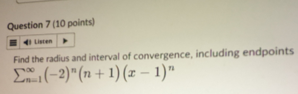  Please help me solve the following equation. Please show work. Thanks!