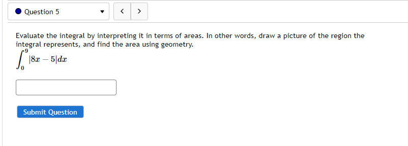 the region the integral represents, and find the area using geometry. 32