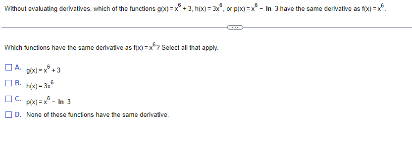 3. h[x} = 3x6: or p{x] = x5 In 3 have the